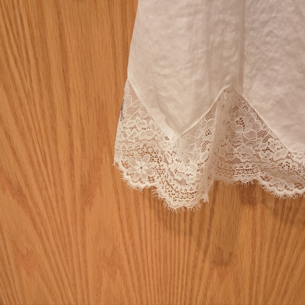 Linea Donatella Women's Off White Camisole Nightgown Size Med - Picture 11 of 15